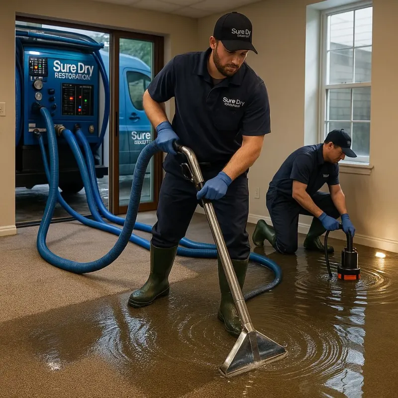 Water Extraction and Removal process in Portland, MI